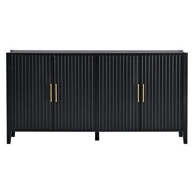 NicBex Accent Storage Cabinet with Metal Handles for Living Room,Kitchen,Office,Hallway
