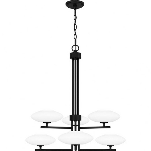 Quoizel Lighting Chenal 6 - Light Chandelier in  Matte Black - image 1 of 4