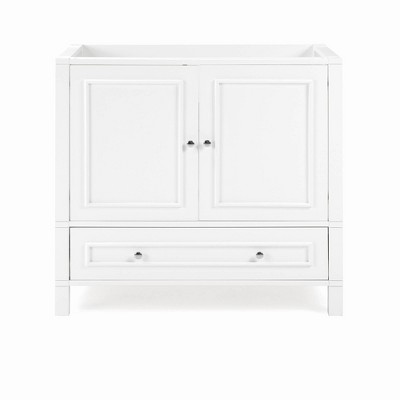 36" Williamsburg Vanity Cabinet White - Alaterre Furniture