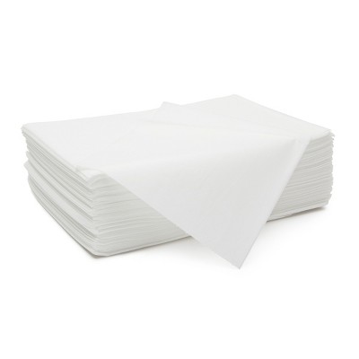 Stockroom Plus 25 Pack Disposable Massage Table Sheets, Spa Bed Cover for Tattoo Chair, Salon, Chiropractor, White, 31x78 In