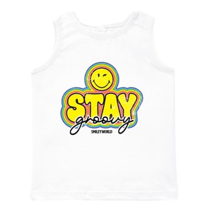 The Juniper Shop SmileyWorld Stay Groovy Toddler Tank - 1 of 4