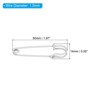 Unique Bargains Large Metal Sturdy Sewing Safety Pins for Blankets 50 Pcs - 2 of 4