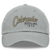 NCAA Colorado Buffaloes Nico Cotton Hat: Adjustable Gray Baseball Cap - 2 of 4