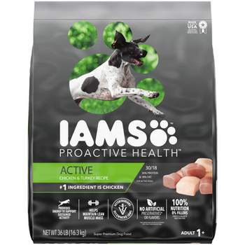 IAMS ProActive Health Active Chicken & Turkey Dry Dog Food - 36lbs