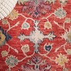 Blossom BLM470 Handmade Tufted Area Rug - Red/Ivory - 8' X 10' - Safavieh - 3 of 4