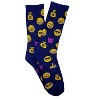Emoji Socks Toro and Cool Money Bags Street Skate Socks (Men's Sizes Adult Large) from the Sock Panda - 2 of 3
