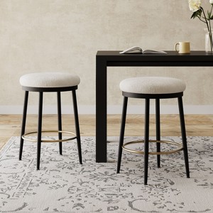 CAVINAS 24.75"Counter Height Bar Stools with Sponge Cushion,Set of 2/4,Modern Counter Stools,Chic Barstools for Kitchen&Dining Room - 1 of 4