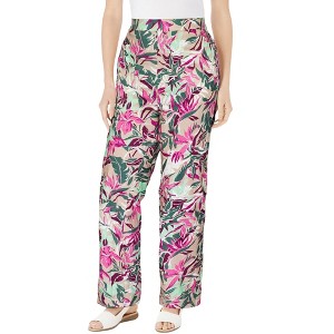 Woman Within Women's Plus Size Straight Leg Linen Pant - 1 of 4