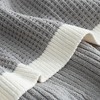 Amelie Home Reversible Chenille Knit Throw Blanket – Soft, Lightweight & Cozy - 3 of 4