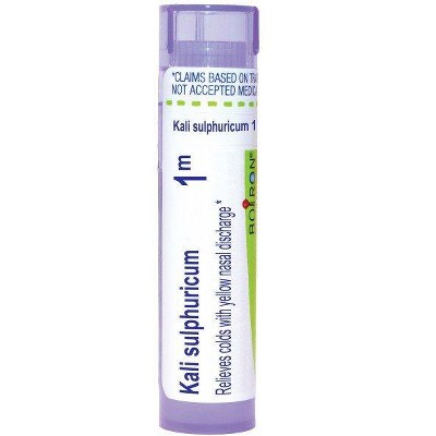 Kali Sulphuricum 1M by Boiron Homeopathic Single Medicine For Cough, Cold & Flu  -  80 Pellet