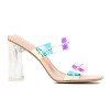 New York & Company Zeta Emb Women's  Band Lucite Mule - 2 of 4