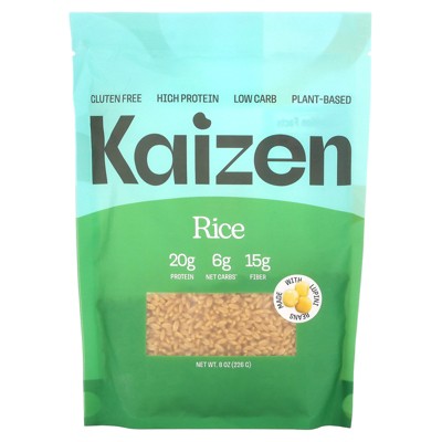 Kaizen Rice, Gluten Free, High Protein, Low Carb, Plant-Based, 8 oz (226 g)