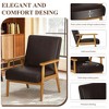 Modern Accent Armchair, Livingroom Chair with Wooden Frame for Home, Office - 4 of 4