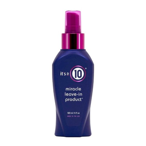 It's A 10 Hair Care Miracle Leave-in Conditioner Product - 4 Fl Oz