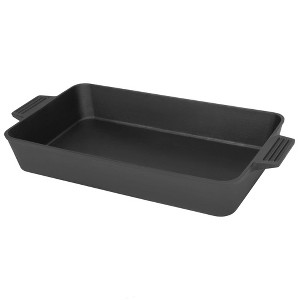 Bayou Classic 7470 19.5-in Cast Iron Rectangular Roasting Pan Perfect For Roasting Pan Frying and Baking - 1 of 2