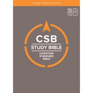 CSB Study Bible, Large Print, Digital Study Edition, Hardcover - by  Csb Bibles by Holman - 1 of 1