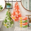 REGALWOVEN Bathroom Pure Cotton Soft Absorbent Floral Pattern Hand Towels 13 x 29 Inch - 4 of 4