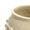 LuxenHome Coastal Beige Mgo 16.5-Inch Round Planter - 4 of 4