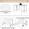 Anybear Farmhouse Wood Extendable Dining Table with Drop Leaf - 3 of 4