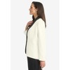 Jessica London Women's Plus Size Contrast Collared Blazer - 4 of 4