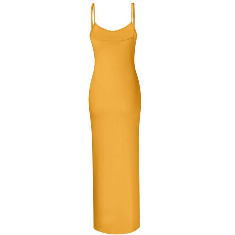 Women Full Slip Under Dresses Sleeveless Adjustable Spaghetti Strap Cami Maxi Dress Nightgowns Sleepwear, 3 of 6