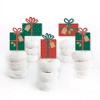 Big Dot of Happiness Happy Holiday Presents - Dessert Cupcake Toppers - Christmas Party Clear Treat Picks - Set of 24 - 2 of 4