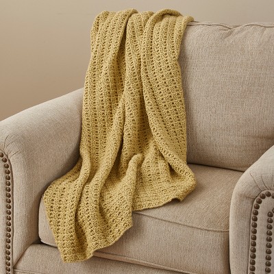 Split P Wayfair Throw - Gold - 60''L