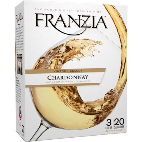 Franzia Chardonnay White Wine - 3L Box : Target