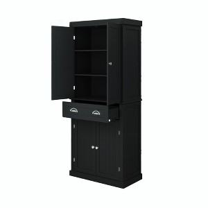 NicBex 71.65 Inch Tall Kitchen Pantry Storage Cabinet with 4 Doors,2 Adjustable Shelves and Drawer for Dining Room,Bathroom,Kitchen - 1 of 4