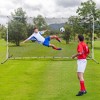 Costway Soccer Rebounder Net 12 x 6 FT Portable Football Training Equipment with Net White/Black - 2 of 4