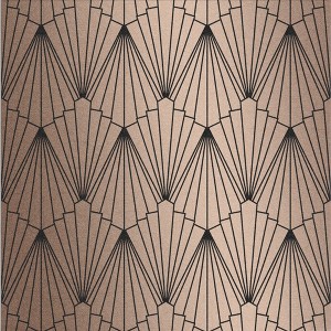 Rene Rose Gold Geometric Paste the Wall Wallpaper - 1 of 4