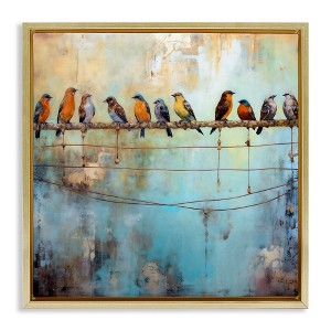 Stupell Industries Abstract Perched Birds, 18" x 18" - 1 of 4