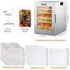 YASHE 14-Tray Stainless Steel Food Dehydrator, 10 Presets, 48H Timer, 850W, for Jerky, Herbs, Meat, Fruits, Dog Treats, Recipes Included - 2 of 4
