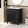 Versatile Bathroom Vanity with Sink: Elevate Your Space with Clean Lines and Contemporary Style in Any Finish - 2 of 4