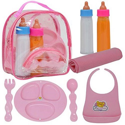 The New York Doll Collection Doll Feeding Set In A Bag : Target