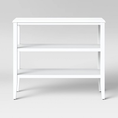 owings console table 2 shelf with drawers