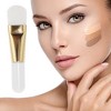 Unique Bargains Short Handle Facial Mask Brush Gold Tone 1 Pc - 2 of 4