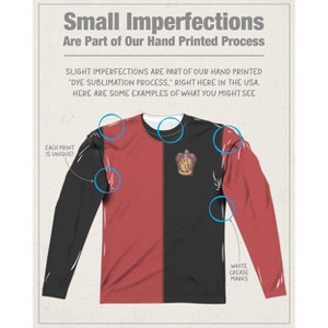 Men's Harry Potter Gryffindor Split Uniform Long Sleeve Costume T-Shirt - 1 of 4