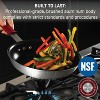T-fal 12" Nonstick Frypan,Professional VX3, Black - 2 of 4