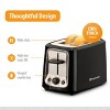 Toastmaster 2-Slice Cool Touch Toaster, Black - 3 of 4