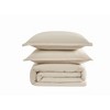 Badgley Mischka Sateen Duvet Cover Set - 2 of 4