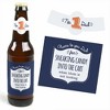 Big Dot of Happiness Cheers to You, Dad - Decorations for Men - 6 Beer Bottle Label Stickers and 1 Carrier - 2 of 4