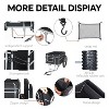 Bike Cargo Trailer, 110lbs Load Capacity, Heavy-Duty Bicycle Wagon Cart, Compact Storage, Universal Safe Hitch System, Featuring upgraded Fat tires - 4 of 4