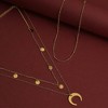 SOHI Women's Gold Everyday Multi-Layer Necklace - 3 of 4