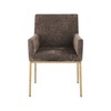 Meridian Furniture,Reeves Chenille Fabric Dining Chair, Set of 2 - 3 of 4