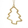 NAYSAYE Party Decoration Beaded Golden Tree Ornament for Holiday Home Decorations, Gold, 3.5"*0.25"*4" - 2 of 4