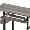 Furinno Industrial Computer Desk Home Office Workstation Study Wrting Tabel w/Keyboard Tray & Open Storage Shelf,French Oak/Black - 2 of 4