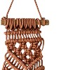Set of 4 Macrame Mini Wall Hangings Cotton & Wood by Foreside Home & Garden - 3 of 4