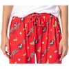 DC Comics Womens' Wonder Woman Classic Character Symbol Pajama Pants Red - 3 of 4