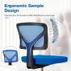 NicBex Office Chair with Adjustable Height Modern Mesh Armless Computer Chair with Casters and Lumbar support for Office, Study, Bedroom - 4 of 4